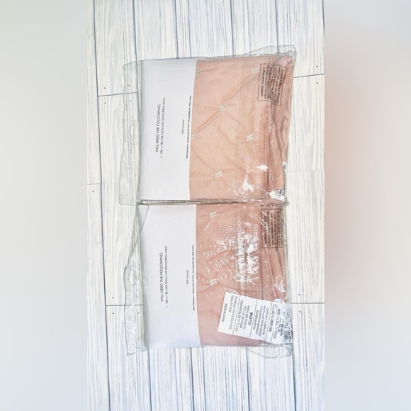 Pillow cover blush pink set two pcs set - Picture 4 of 6